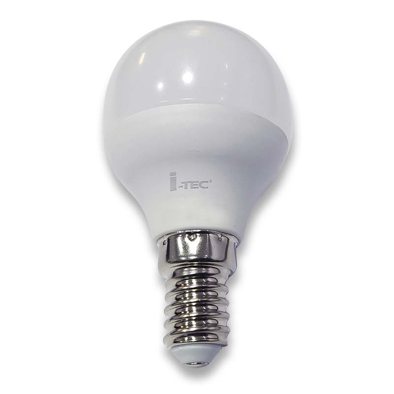 BOMBILLA ESFÉRICA LED 6W E14 - 4000K